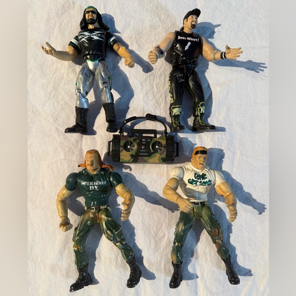 D-Generation X (DX) camo set action figures